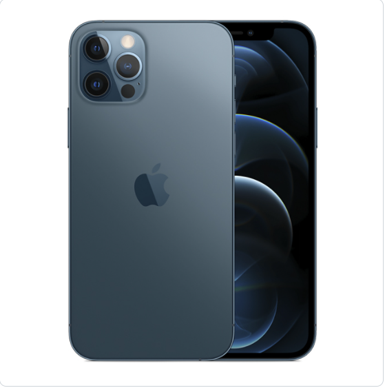 Apple iPhone 12 Pro A2341 128GB Super Retina XDR 6.1" Triple de 12MP / 12MP - Pacific Blue