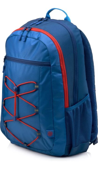 Mochila HP Azul con rojo