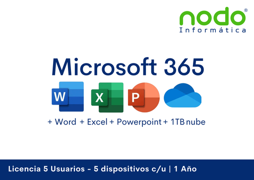 [SOFT000004] Microsoft 365 Familiar - 6 Usuarios, 30 Dispositivos, 1 Año